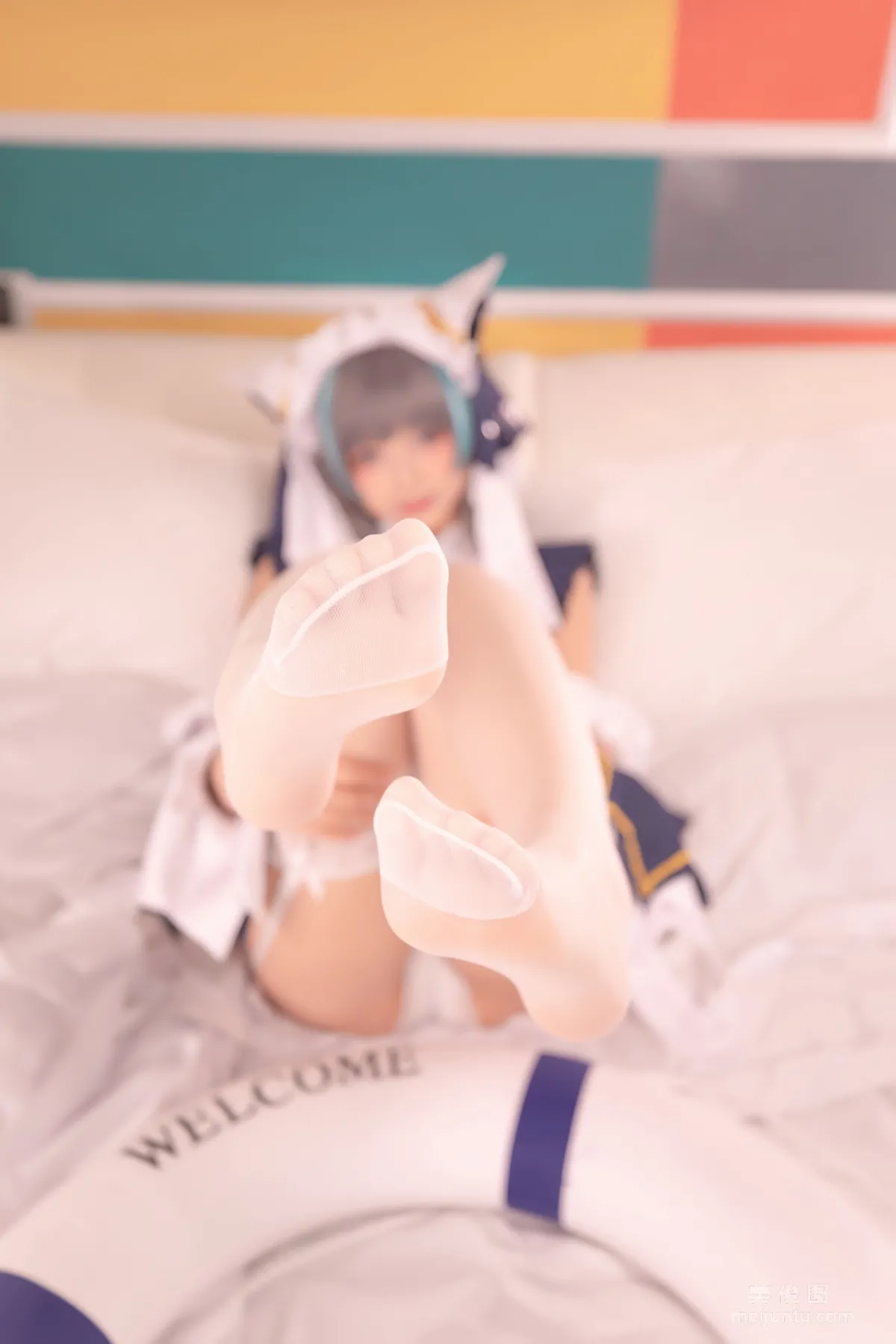 [網紅COSER] 蘿莉神楽闆真冬 之 柴郡 - 純色庭院 寫真套圖 101