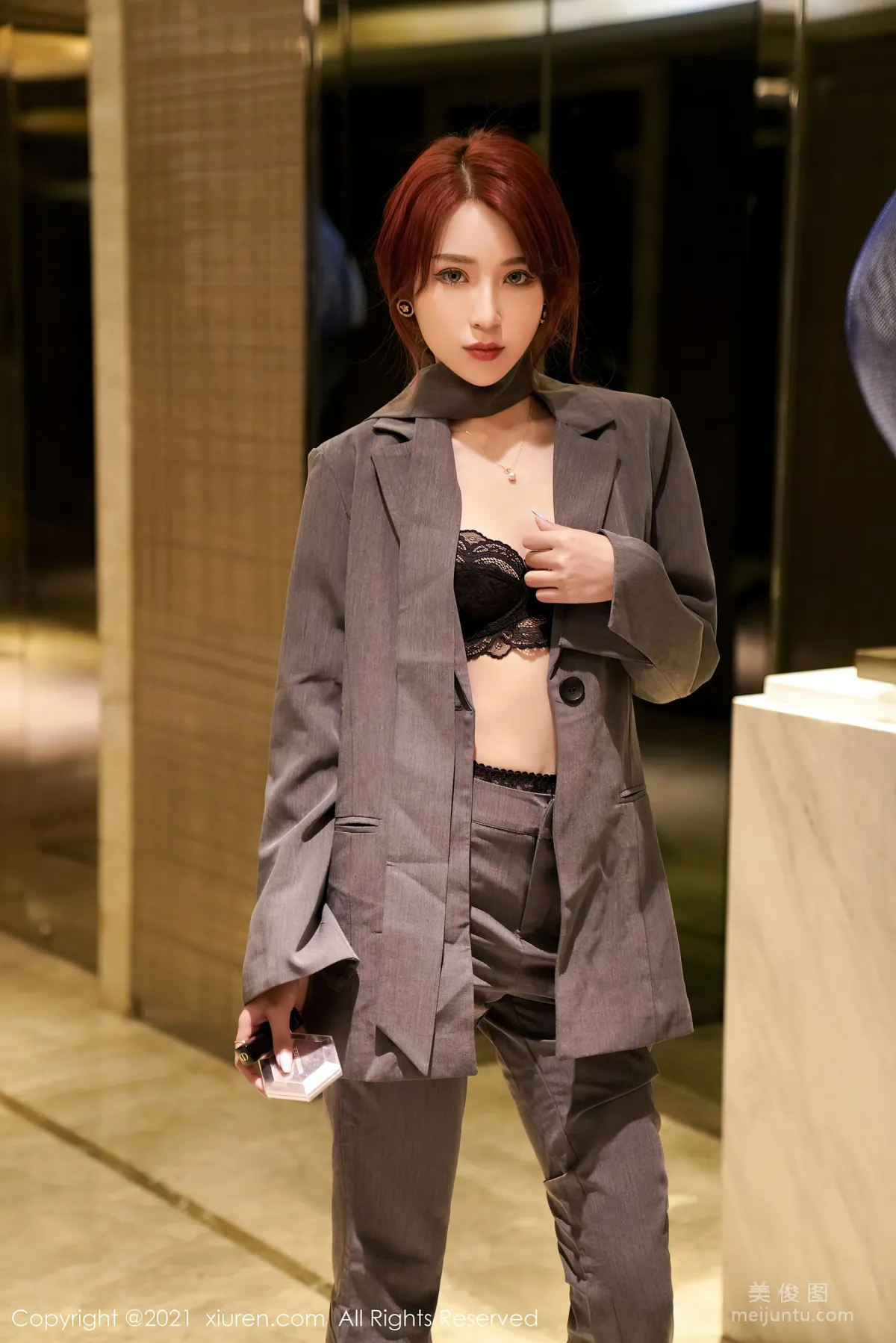 [秀人XIUREN] No.3368 周慕汐baby - 經典職場職業OL制服 3