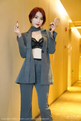 [秀人XIUREN] No.3368 周慕汐baby - 經典職場職業OL制服
