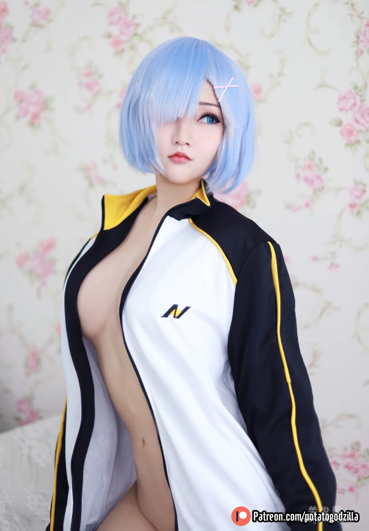 [網紅COSER寫真] 小姐姐Potato Godzilla - Rem In Subaru Jacket 24