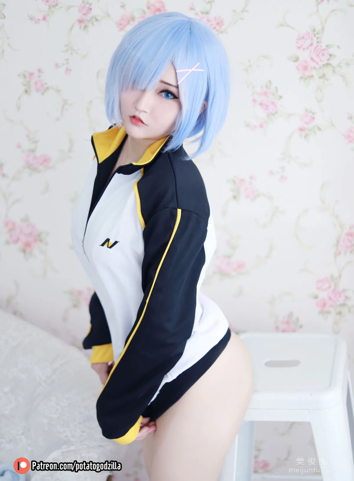 [網紅COSER寫真] 小姐姐Potato Godzilla - Rem In Subaru Jacket 5