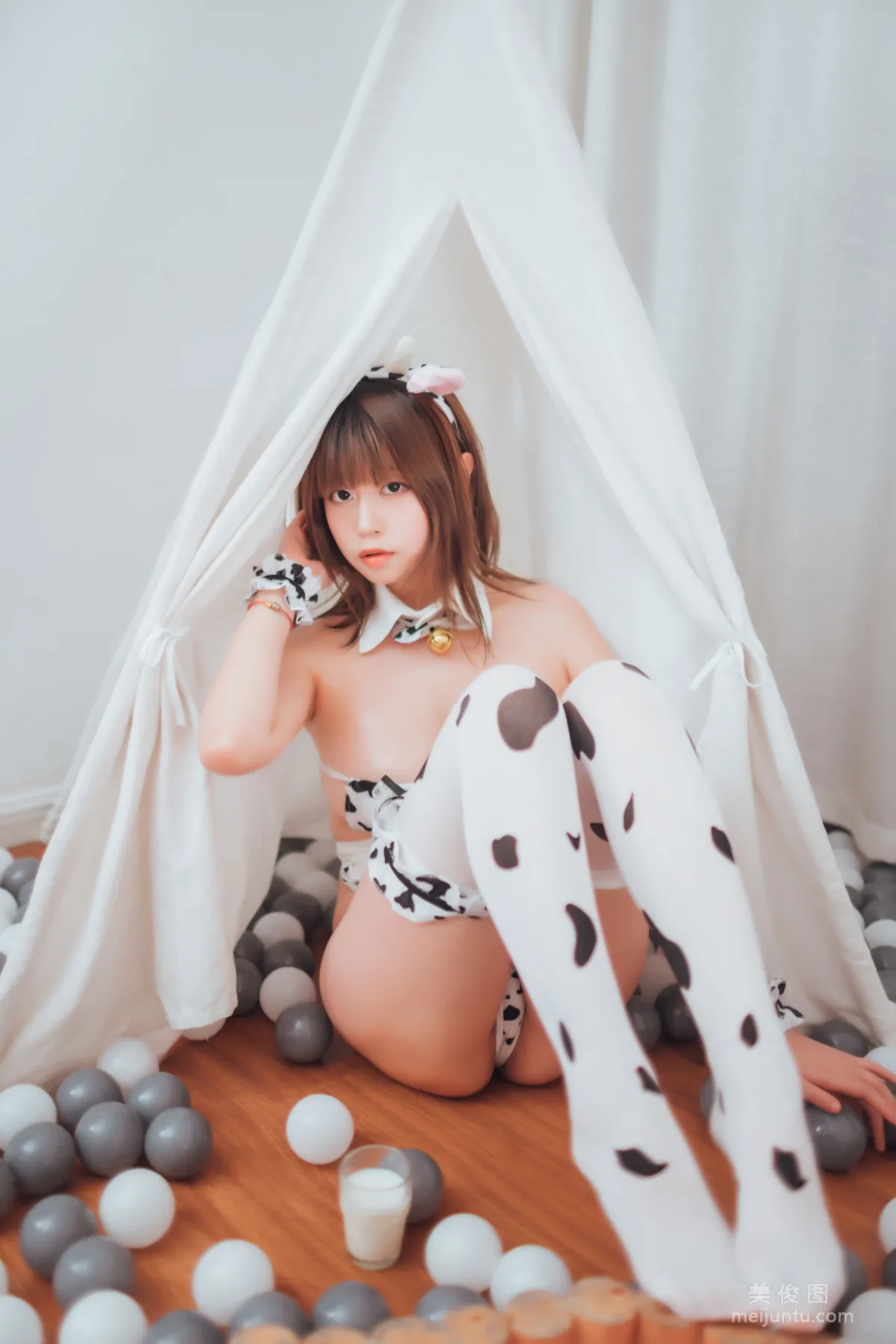 [網紅COSER寫真] 萌妹奈汐醬nice - 牛年大吉 奶牛 3