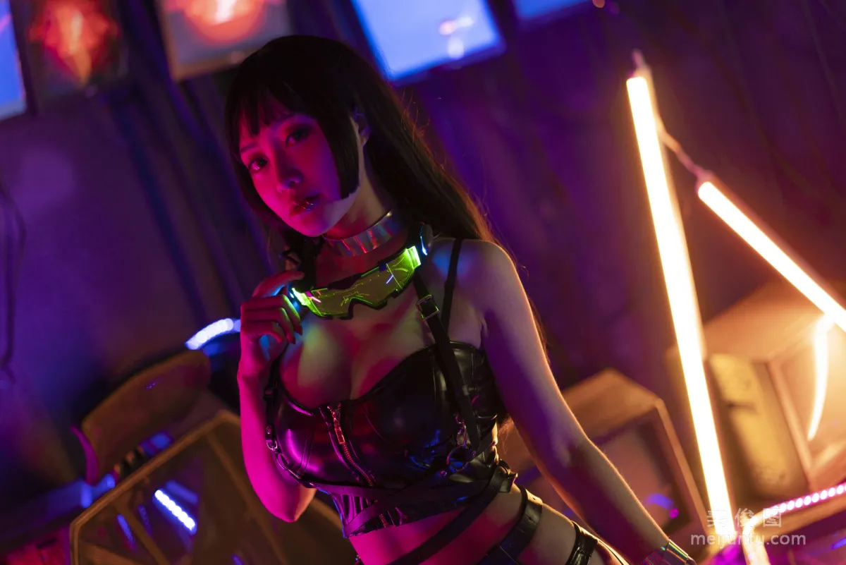 [網紅COSER寫真] 動漫博主脫尾巴Mizuki - 賽博朋克 2