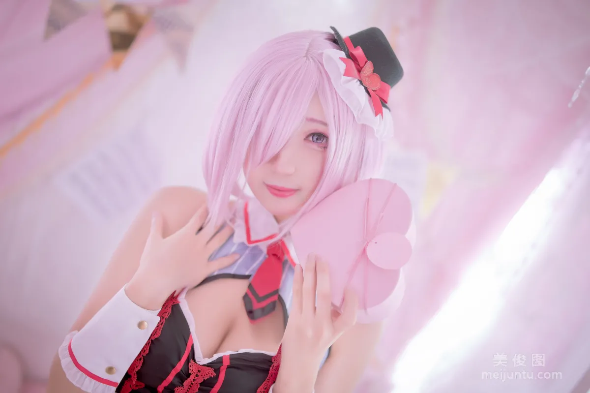 [網紅COSER寫真] 周叽是可愛兔兔 - 瑪修情人節 套圖 24