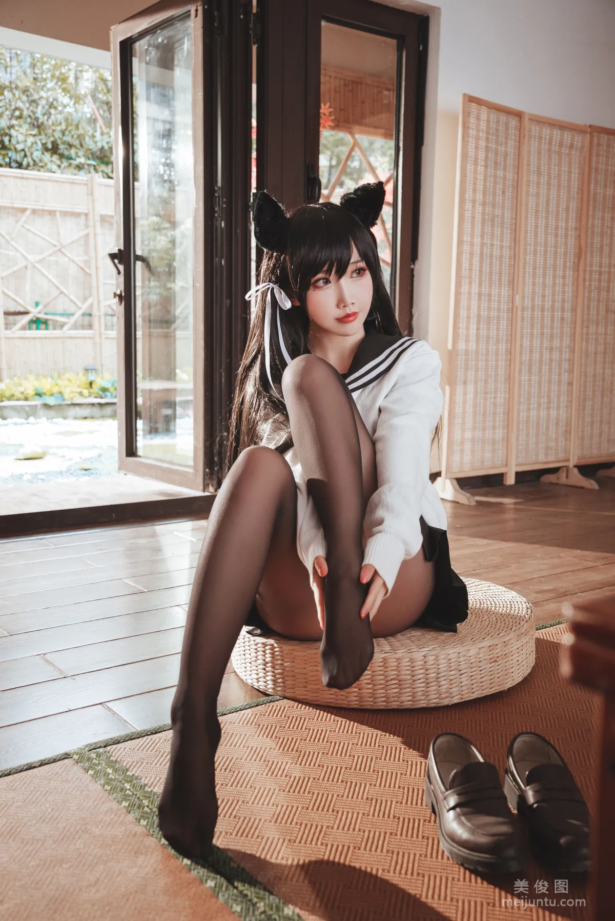 [網紅COSER寫真] 可愛人氣Coser面餅仙兒 - 愛宕JK2 5
