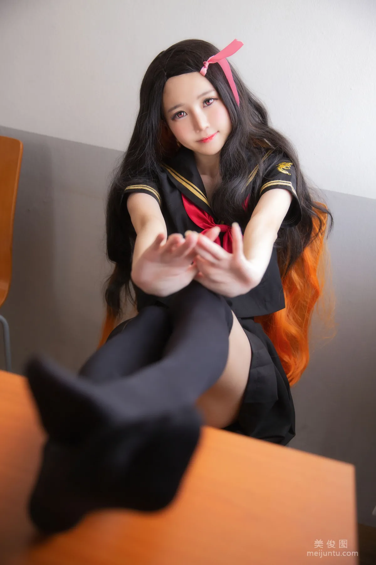 [網紅COSER寫真] Sally Dorasnow - Nezuko School 7