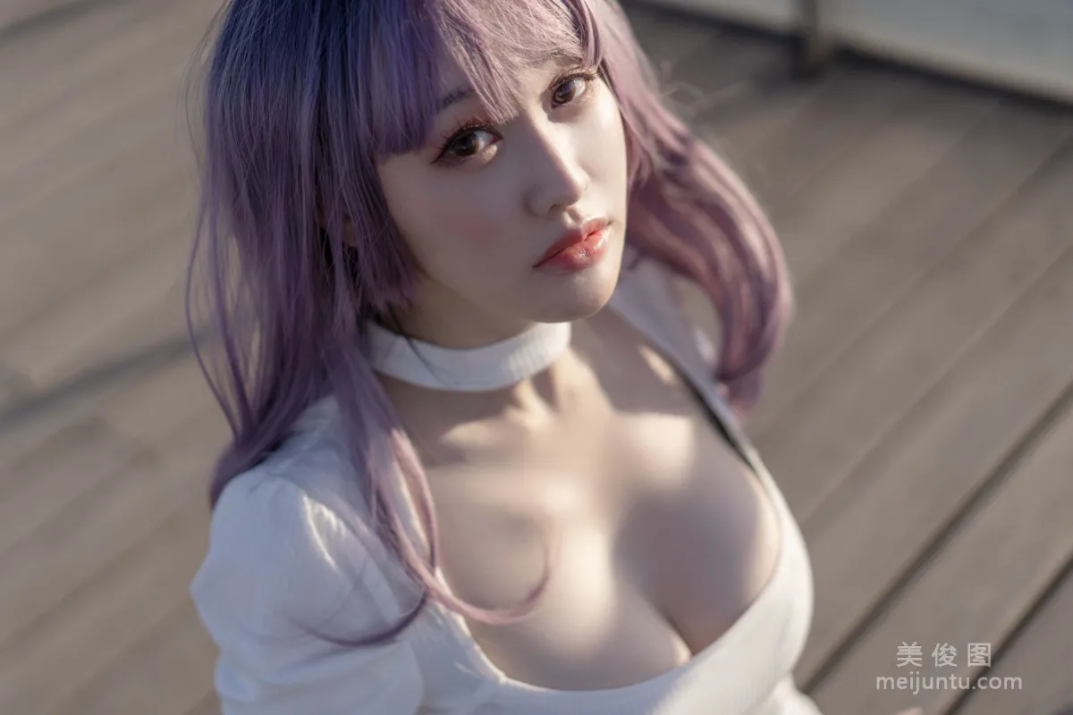 [網紅COSER寫真] 動漫博主脫尾巴Mizuki - 天台 套圖 27
