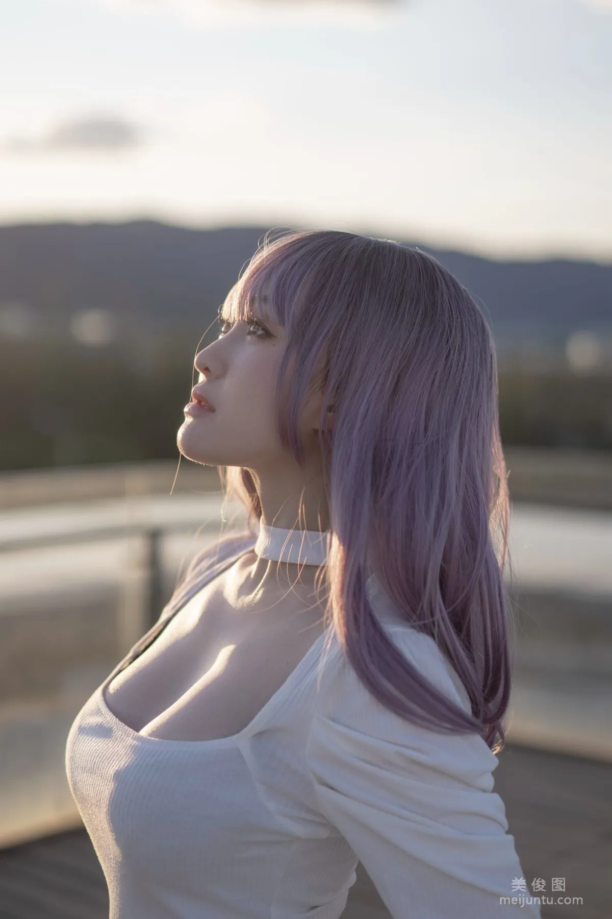 [網紅COSER寫真] 動漫博主脫尾巴Mizuki - 天台 套圖 29