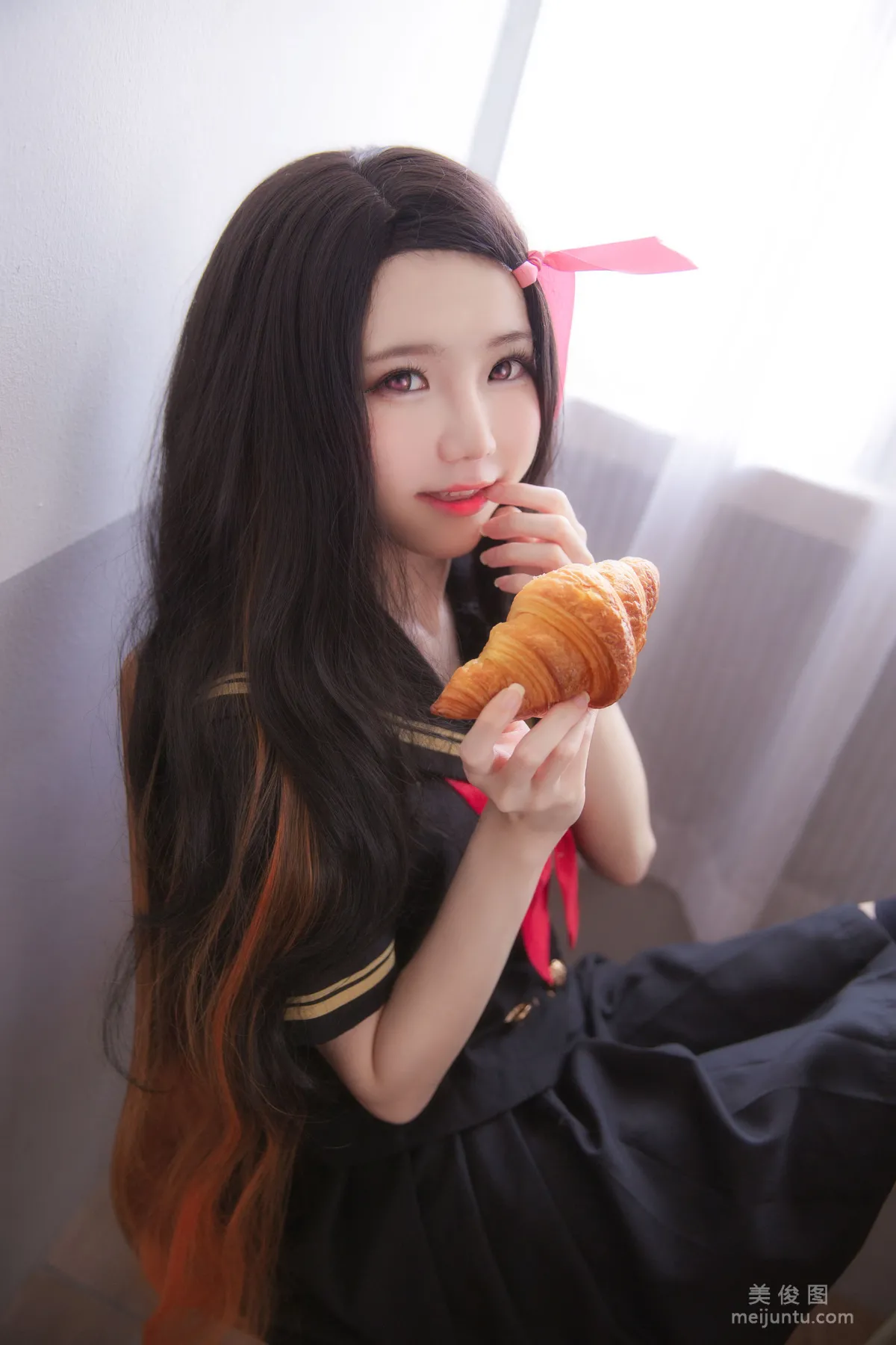 [網紅COSER寫真] Sally Dorasnow - Nezuko School 8