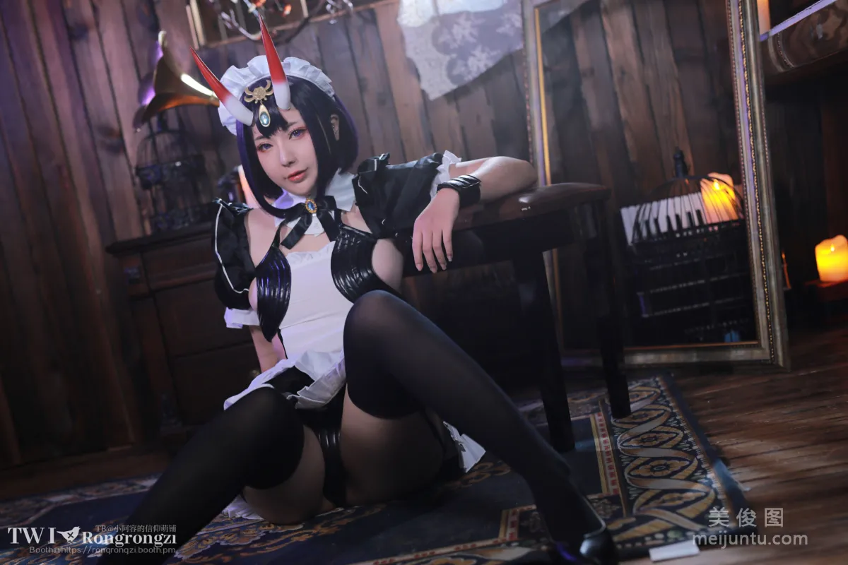 [网红COSER写真] 小容仔咕咕咕 - 酒吞童子女仆19