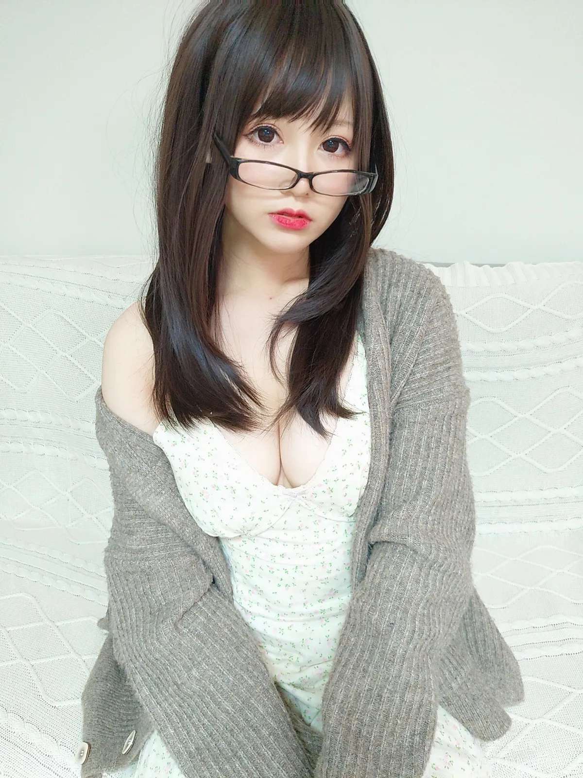 [网红COSER写真] 萌妹子Nyako喵子 - 妄想彼女との同棲生活 之 2组居家睡衣系列1