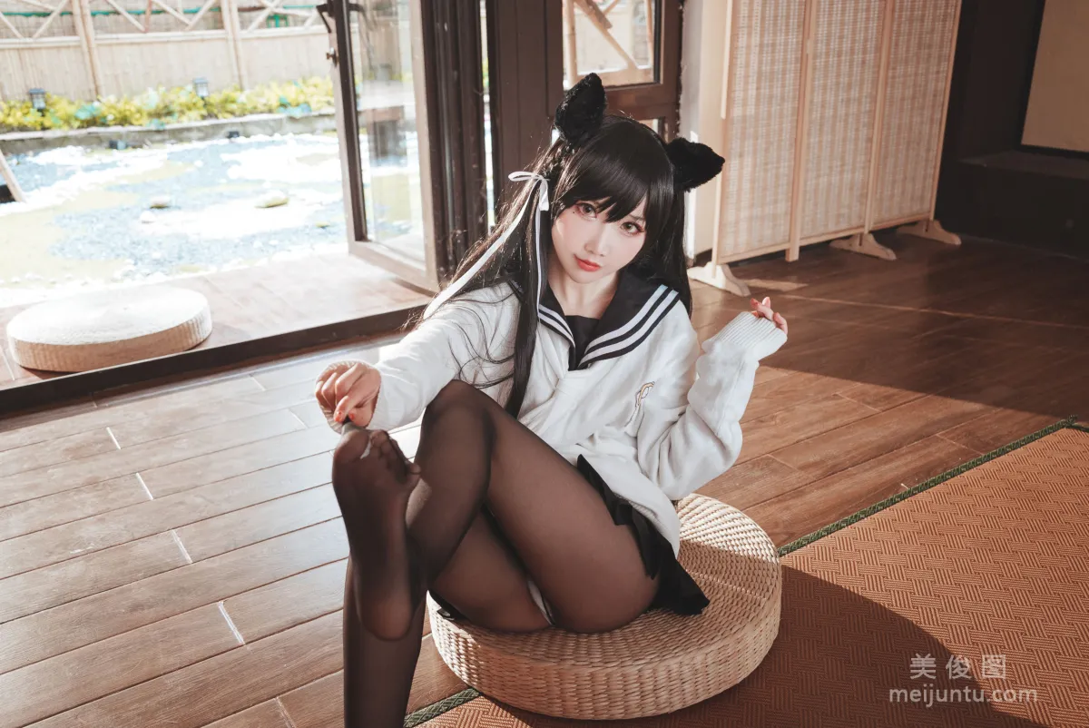 [網紅COSER寫真] 可愛人氣Coser面餅仙兒 - 愛宕JK2 4