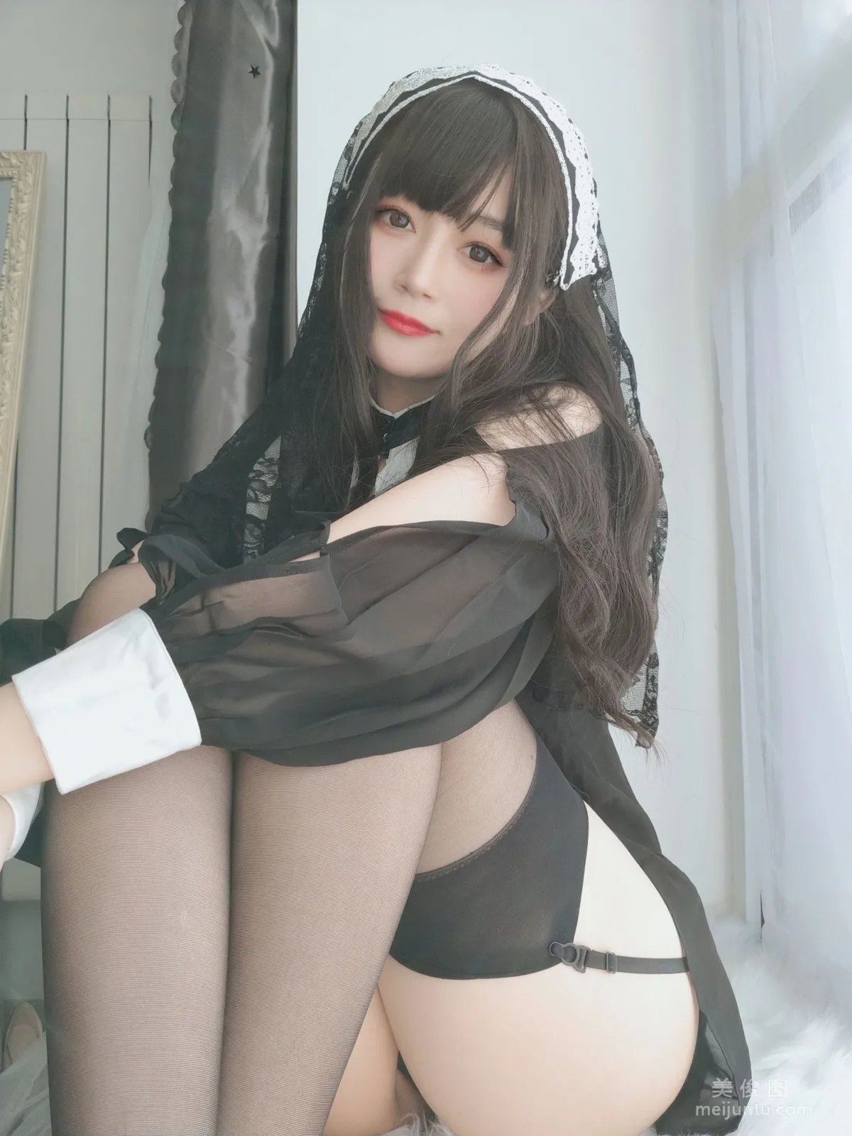 [網紅COSER寫真] 白銀 - 蕾絲修女 套圖 21