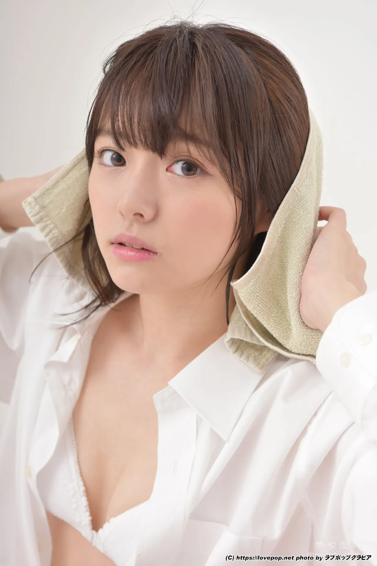 [LOVEPOP] 葉月つばさ - 濡れた髪でワイシャツを羽織り…☆彼シャツ Photo - PPV 36
