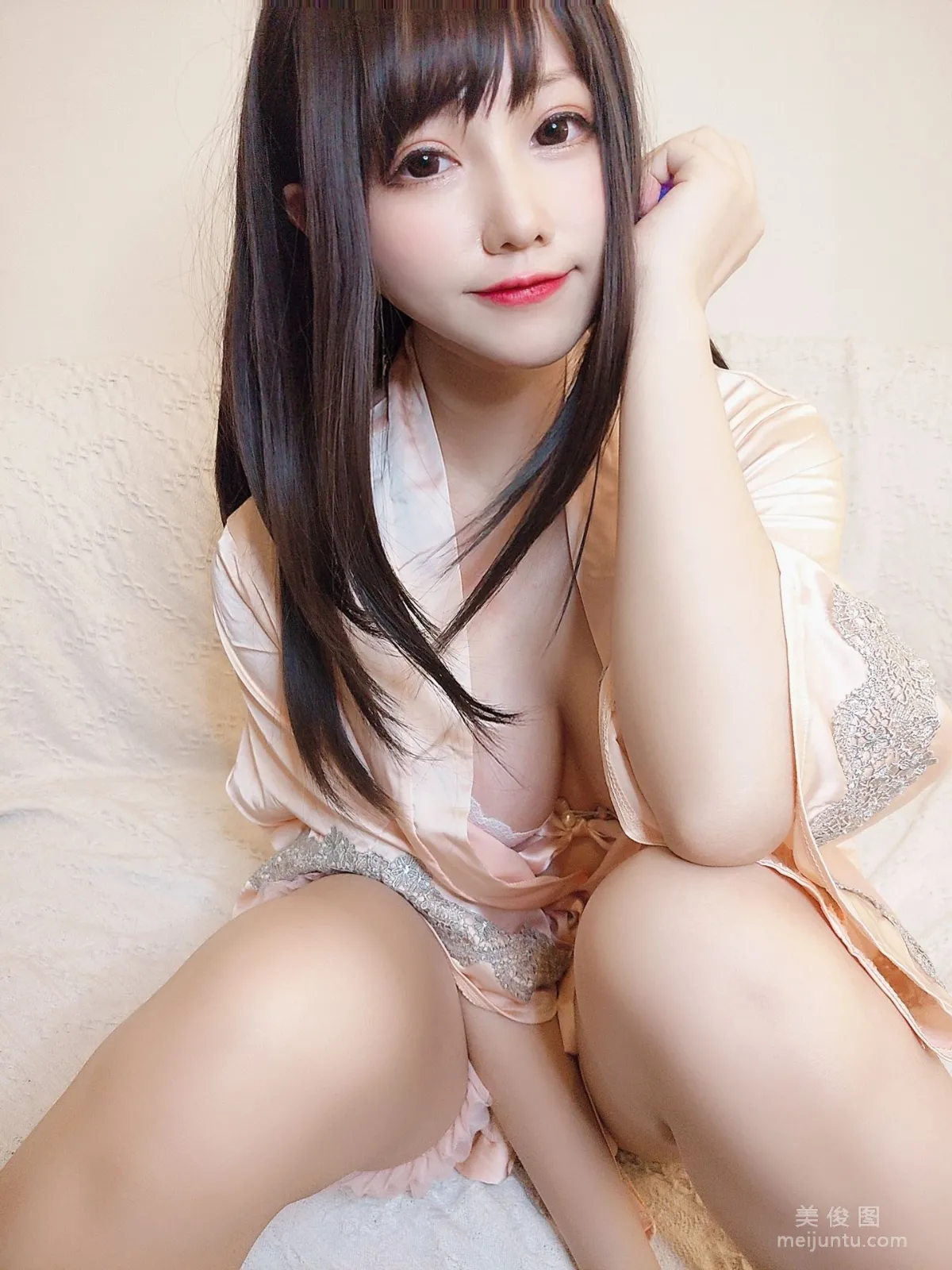 [網紅COSER寫真] 萌妹子Nyako喵子 - 妄想彼女との同棲生活 之 2組居家睡衣系列 30