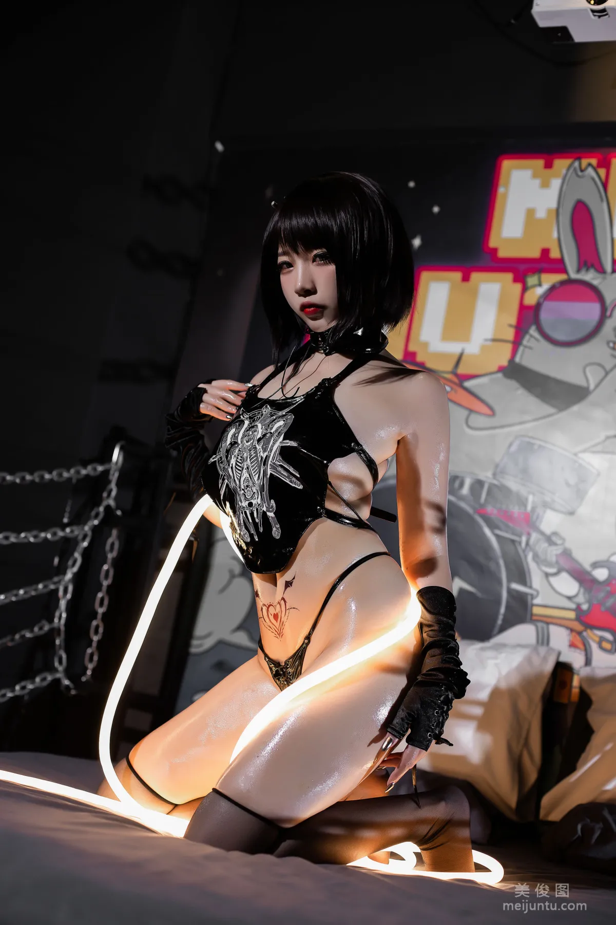 [網紅COSER寫真] 二佐Nisa - 乖張肚兜 套圖 18
