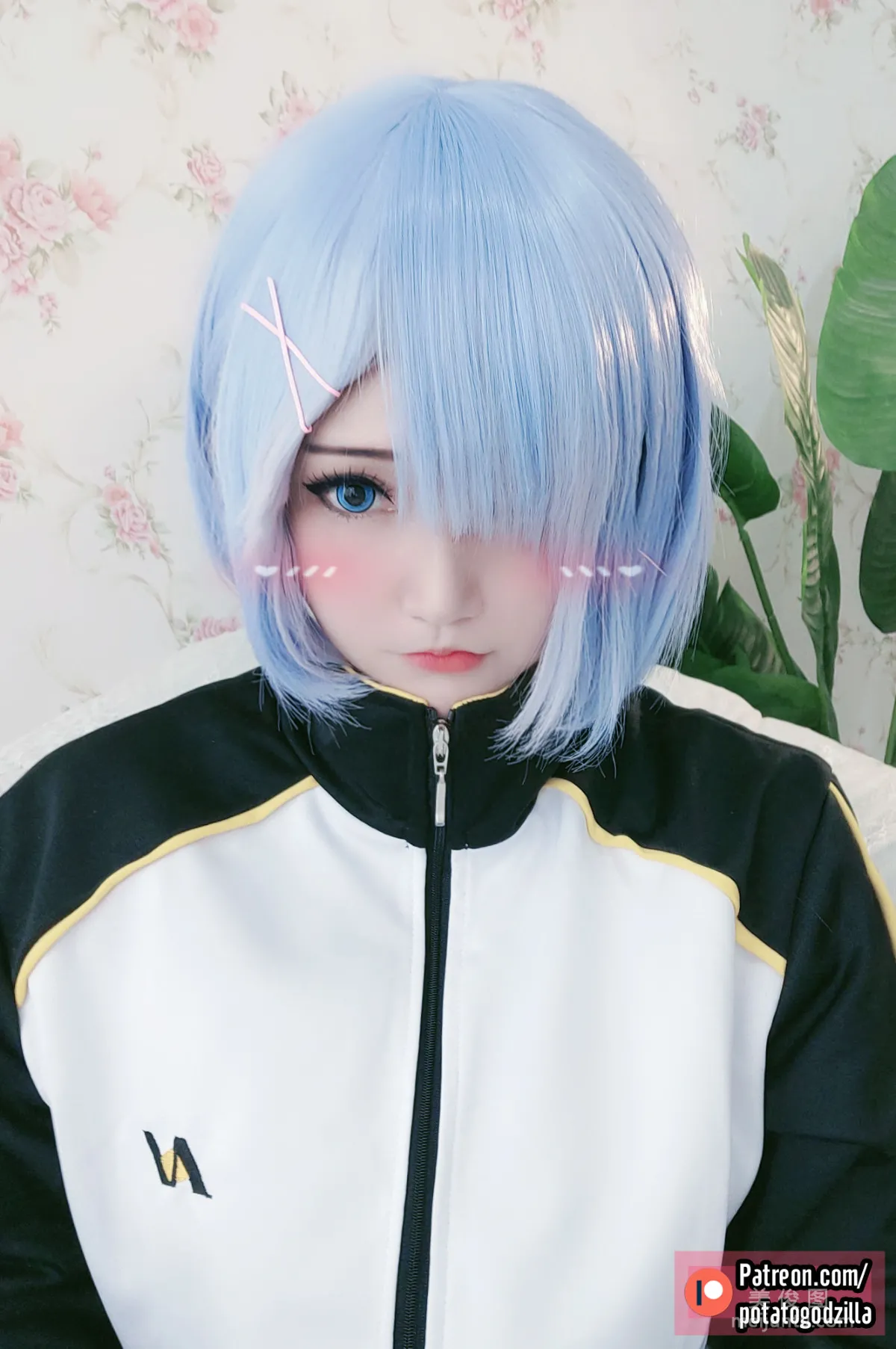 [網紅COSER寫真] 小姐姐Potato Godzilla - Rem In Subaru Jacket 1