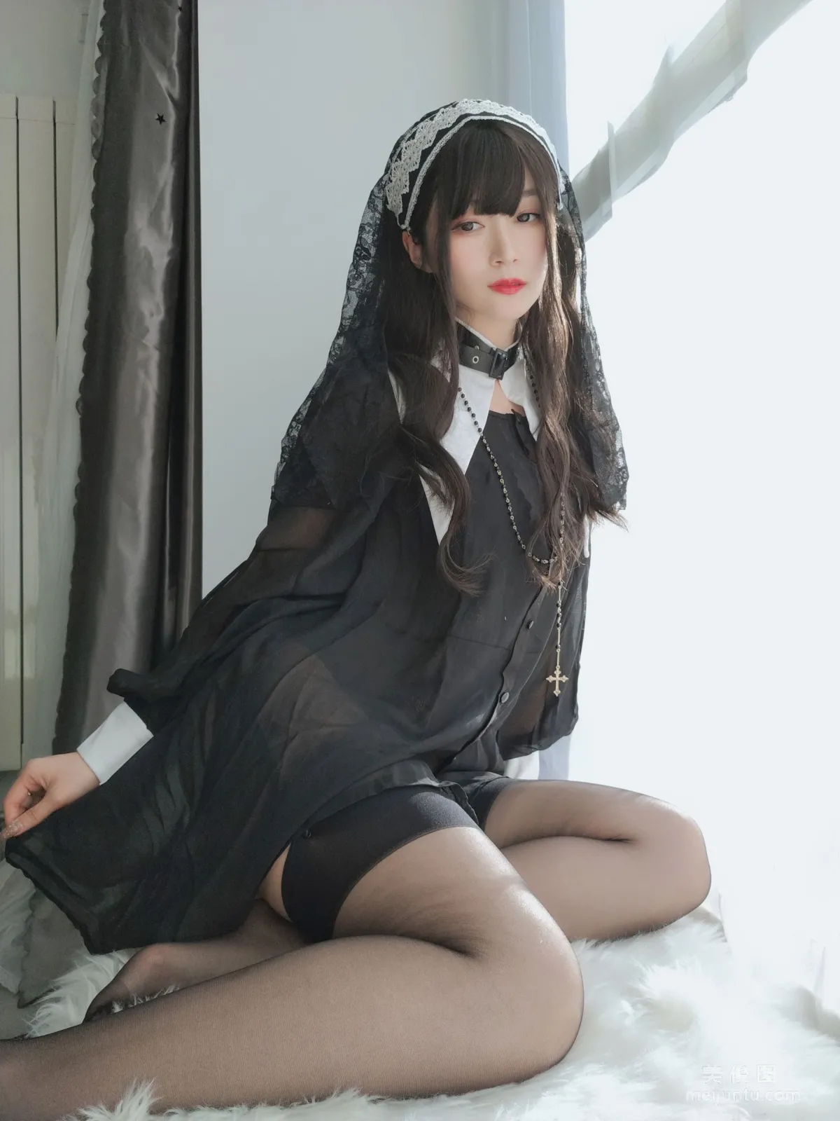 [網紅COSER寫真] 白銀 - 蕾絲修女 套圖 29