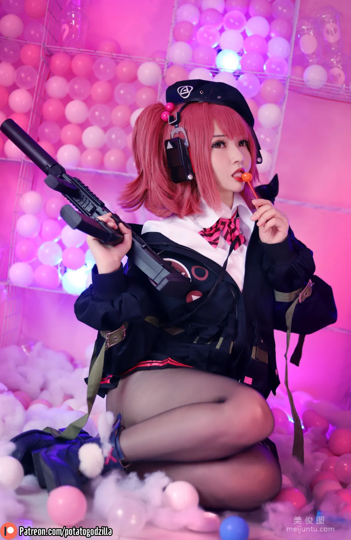 Coser小姐姐Potato Godzilla - MP7 (Girls Frontline) 写真套图2