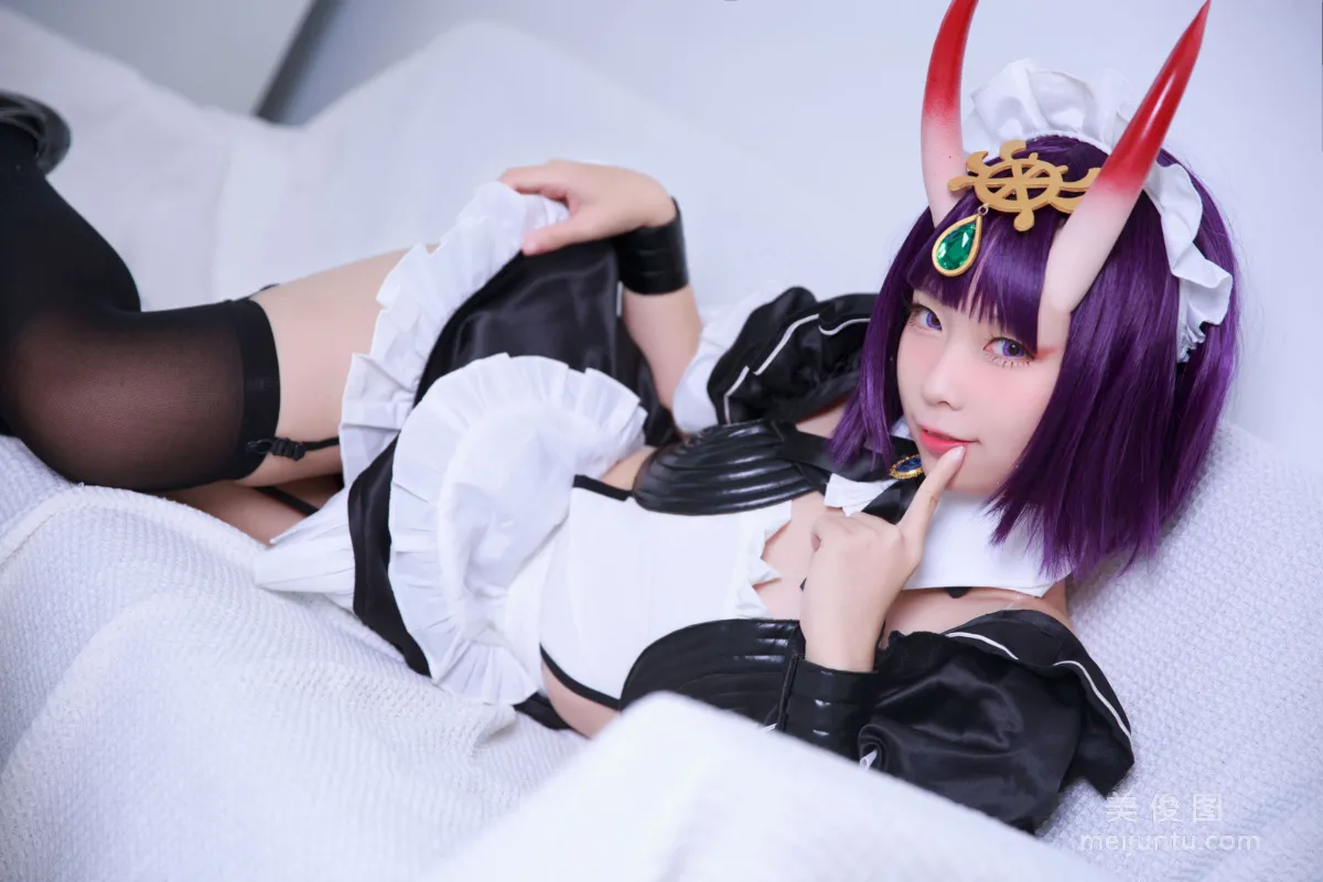 [網紅COSER寫真] 動漫博主G44不會受傷 - 酒吞女仆 14