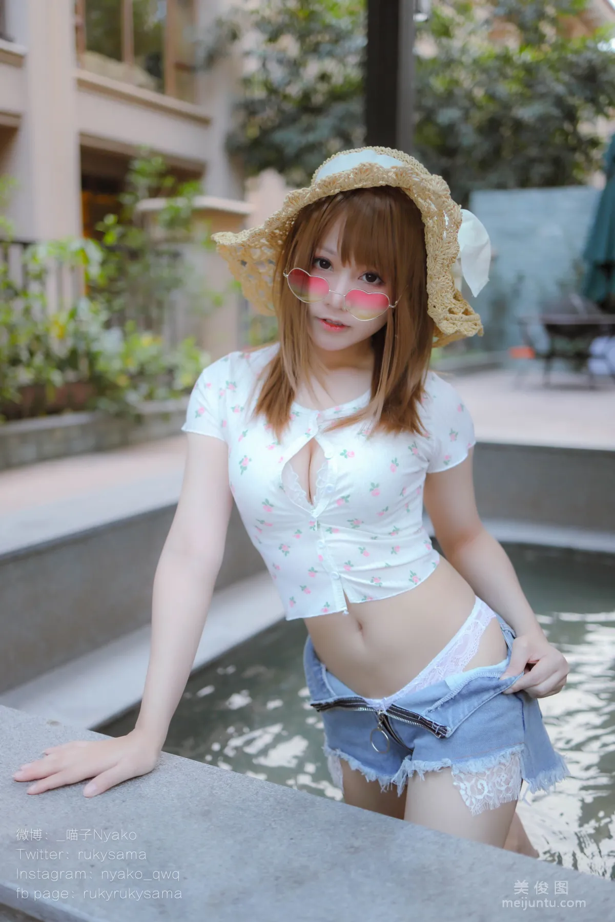 [網紅COSER寫真] 萌妹子Nyako喵子 - 溫泉旅行 套圖 13