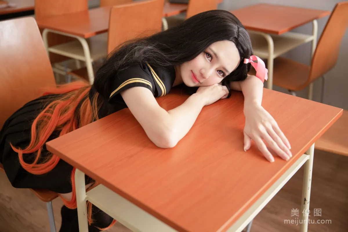 [網紅COSER寫真] Sally Dorasnow - Nezuko School 4