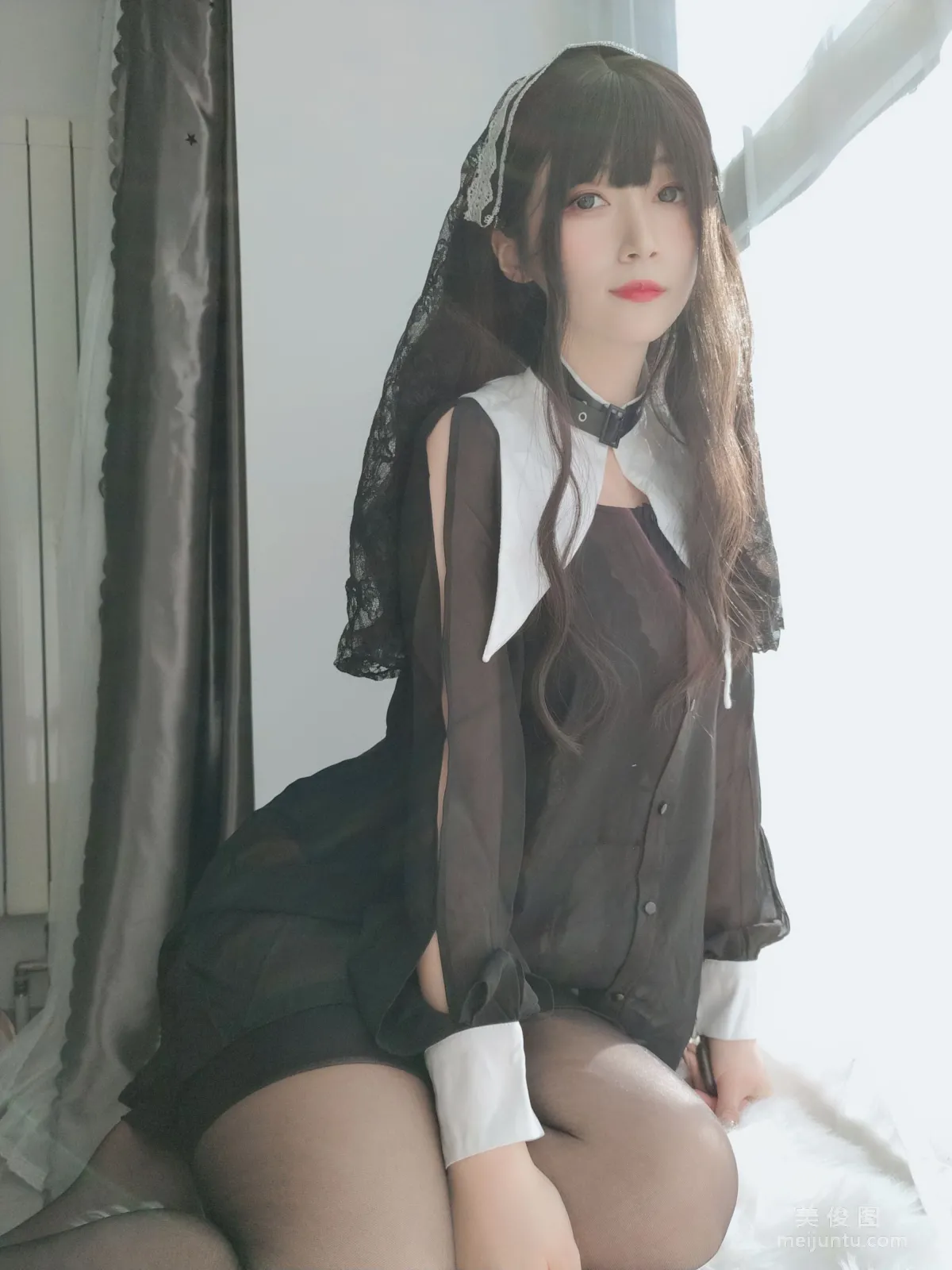 [網紅COSER寫真] 白銀 - 蕾絲修女 套圖 26