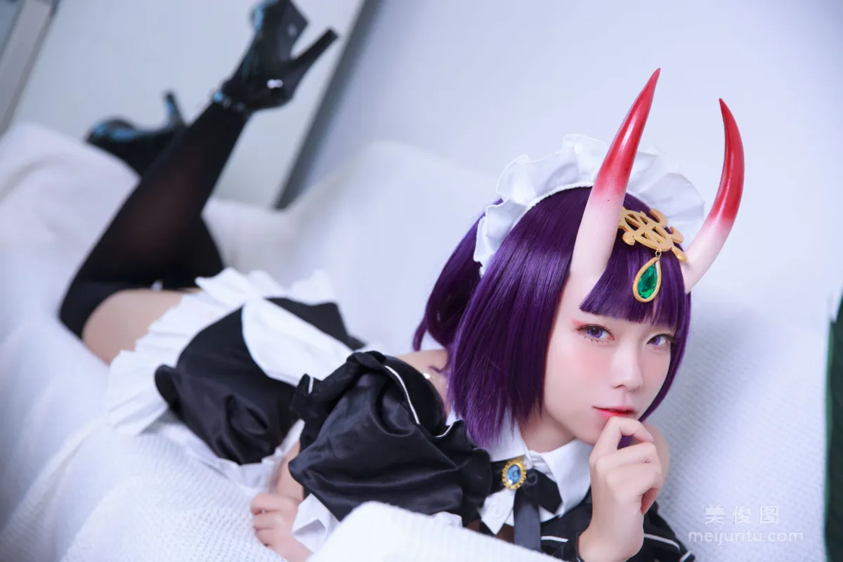 [網紅COSER寫真] 動漫博主G44不會受傷 - 酒吞女仆 13