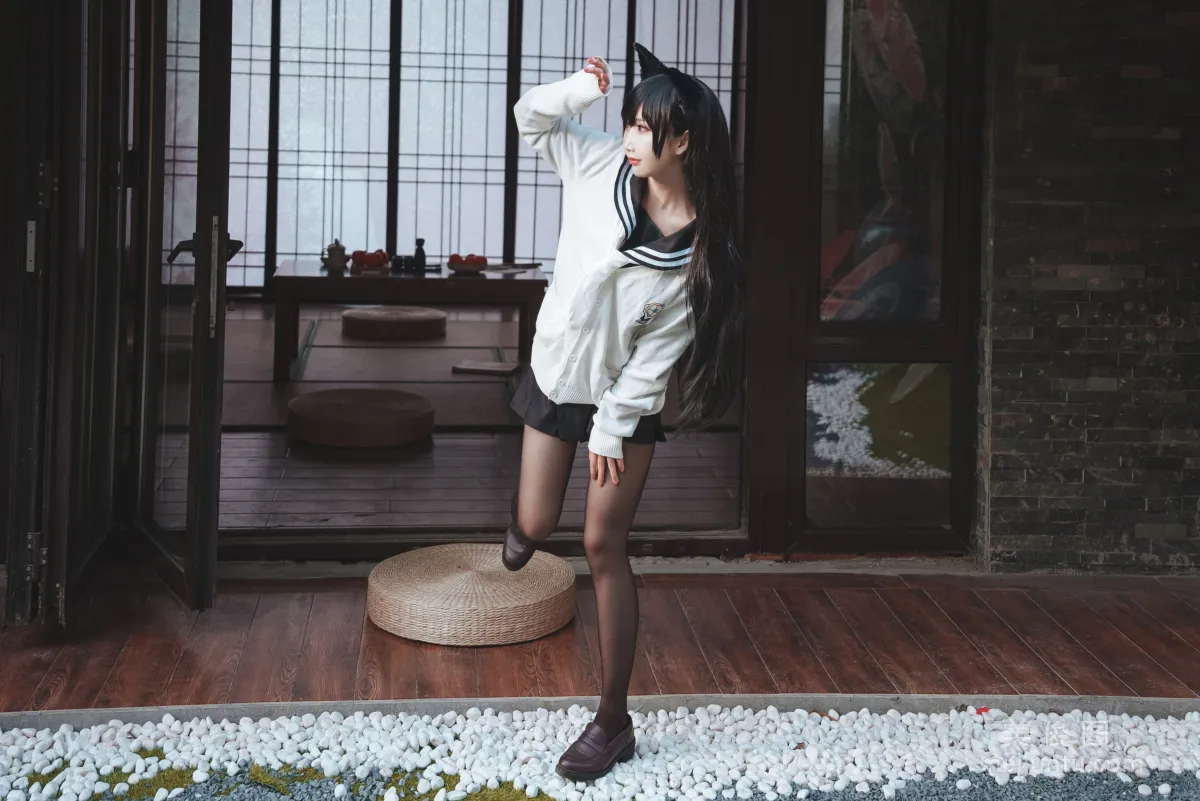 [網紅COSER寫真] 可愛人氣Coser面餅仙兒 - 愛宕JK2 6