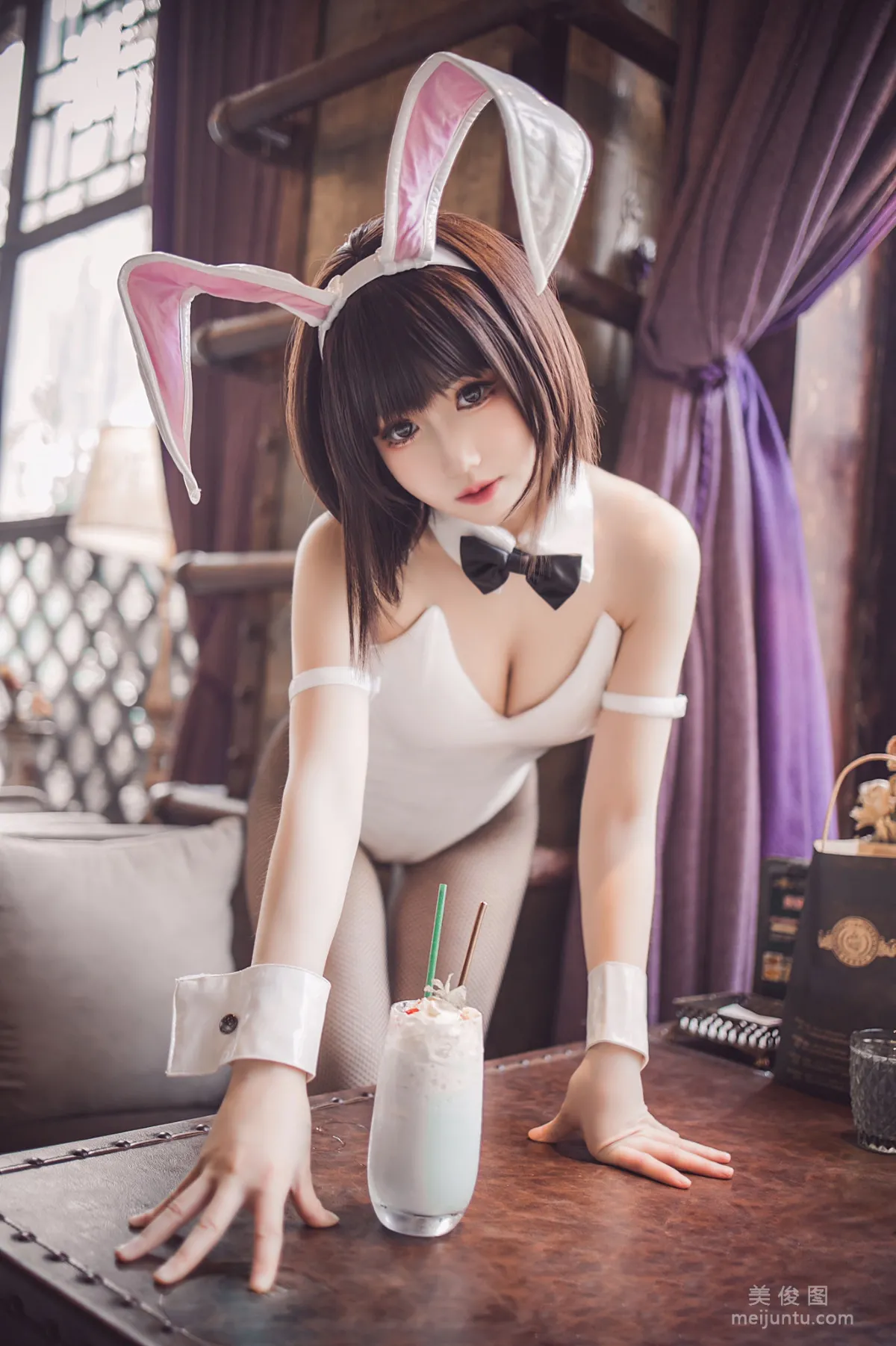 [網紅COSER寫真] 衣衣 - 加藤惠兔女郎 49