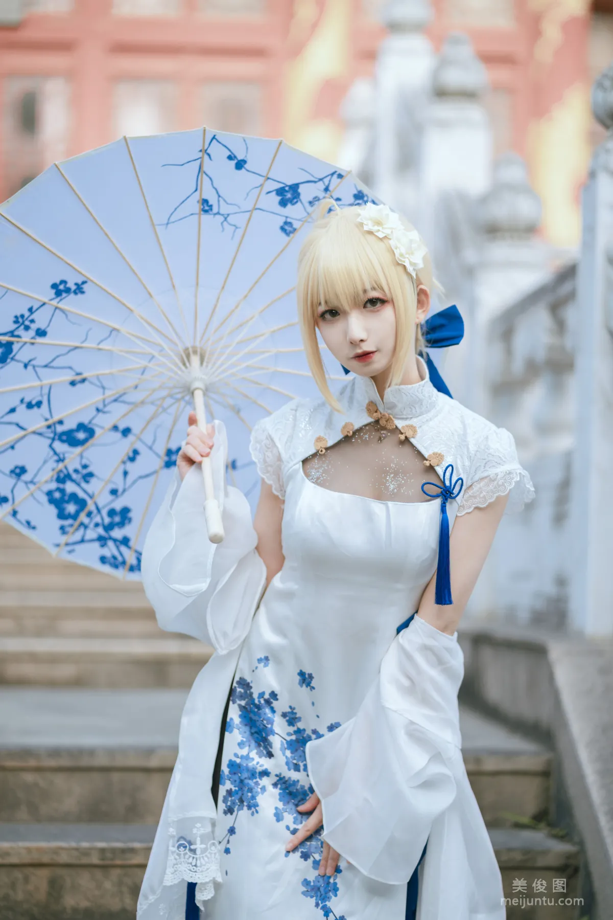 [網紅COSER寫真] 動漫博主封疆疆v - saber 旗袍 套圖 10