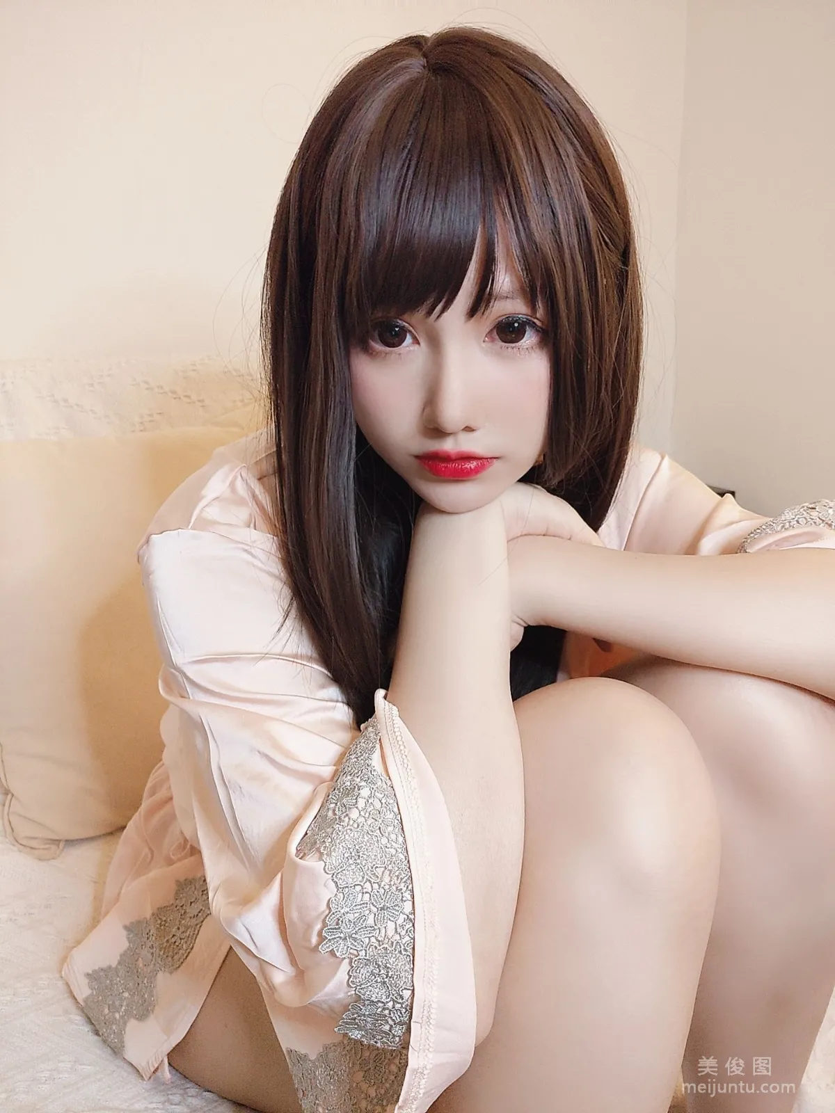 [網紅COSER寫真] 萌妹子Nyako喵子 - 妄想彼女との同棲生活 之 2組居家睡衣系列 22