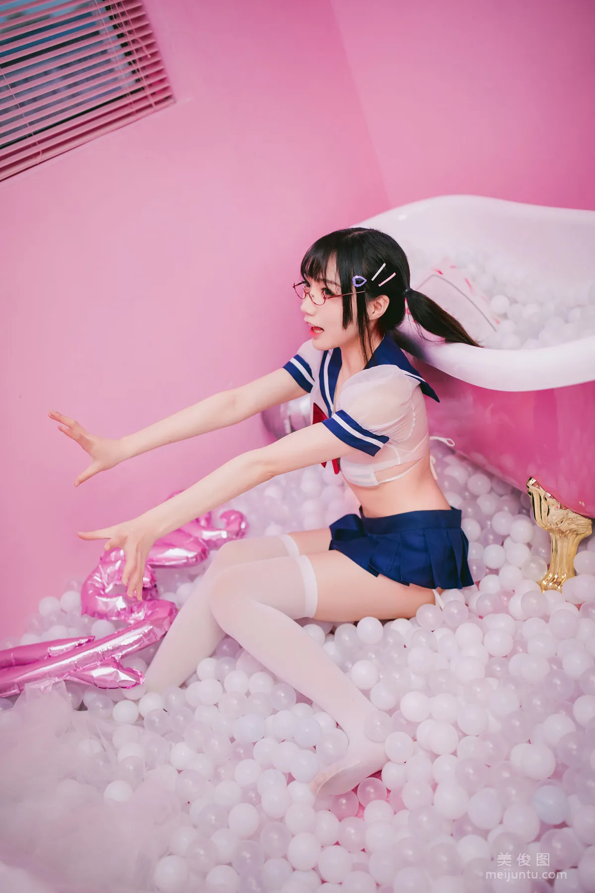 [網紅COSER寫真] 蘿莉福利真央Mao - JK 套圖 16