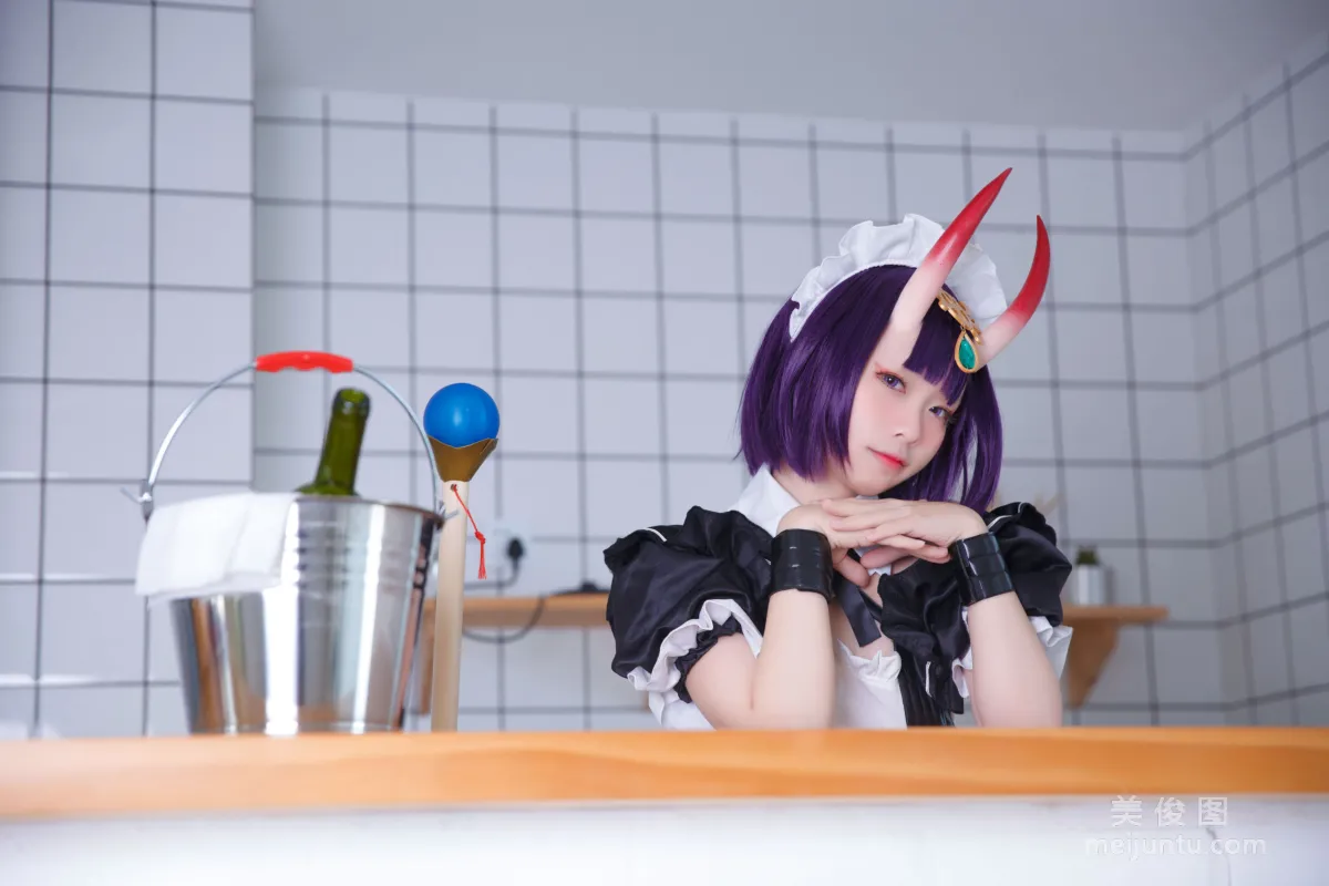 [網紅COSER寫真] 動漫博主G44不會受傷 - 酒吞女仆 11