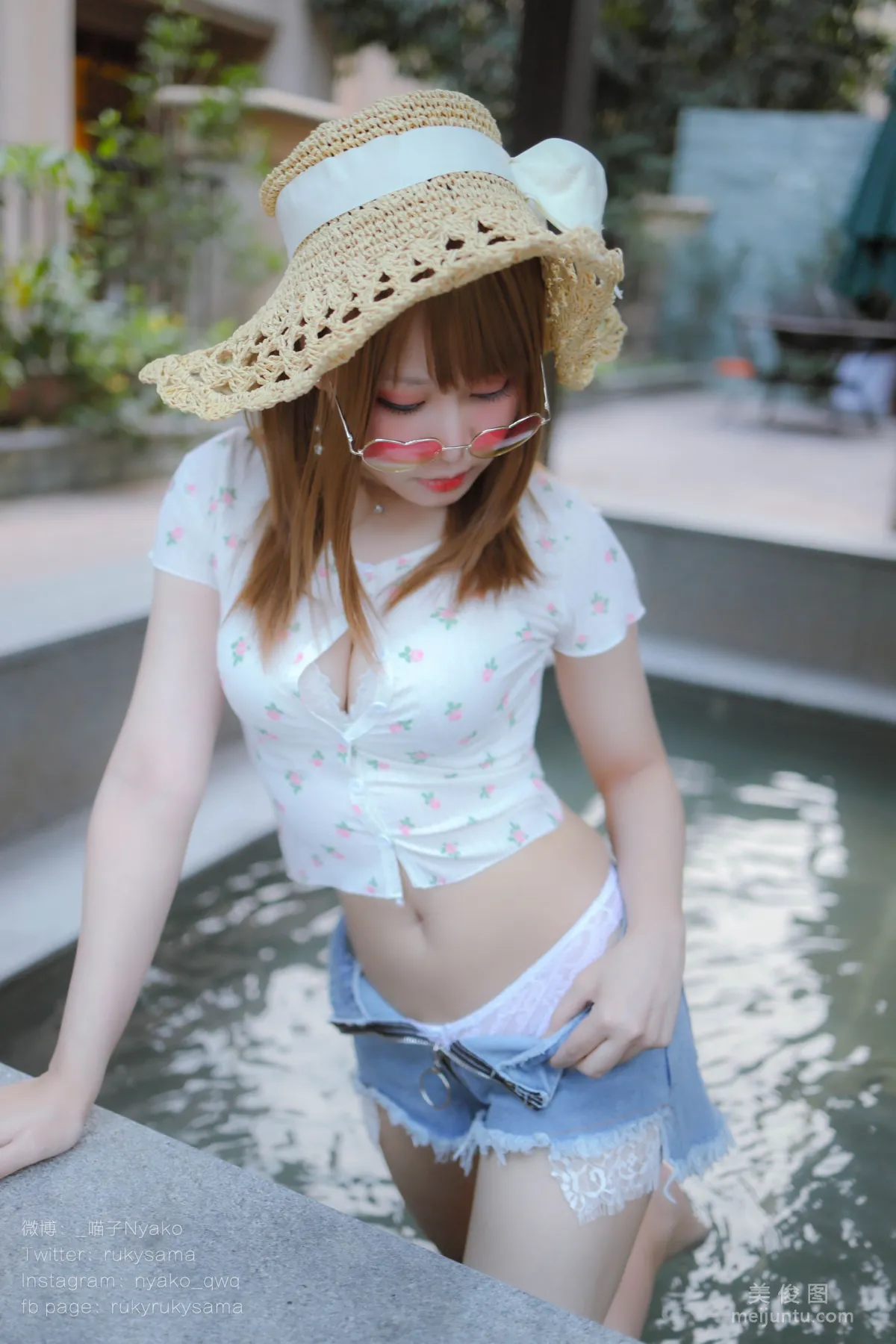 [網紅COSER寫真] 萌妹子Nyako喵子 - 溫泉旅行 套圖 14