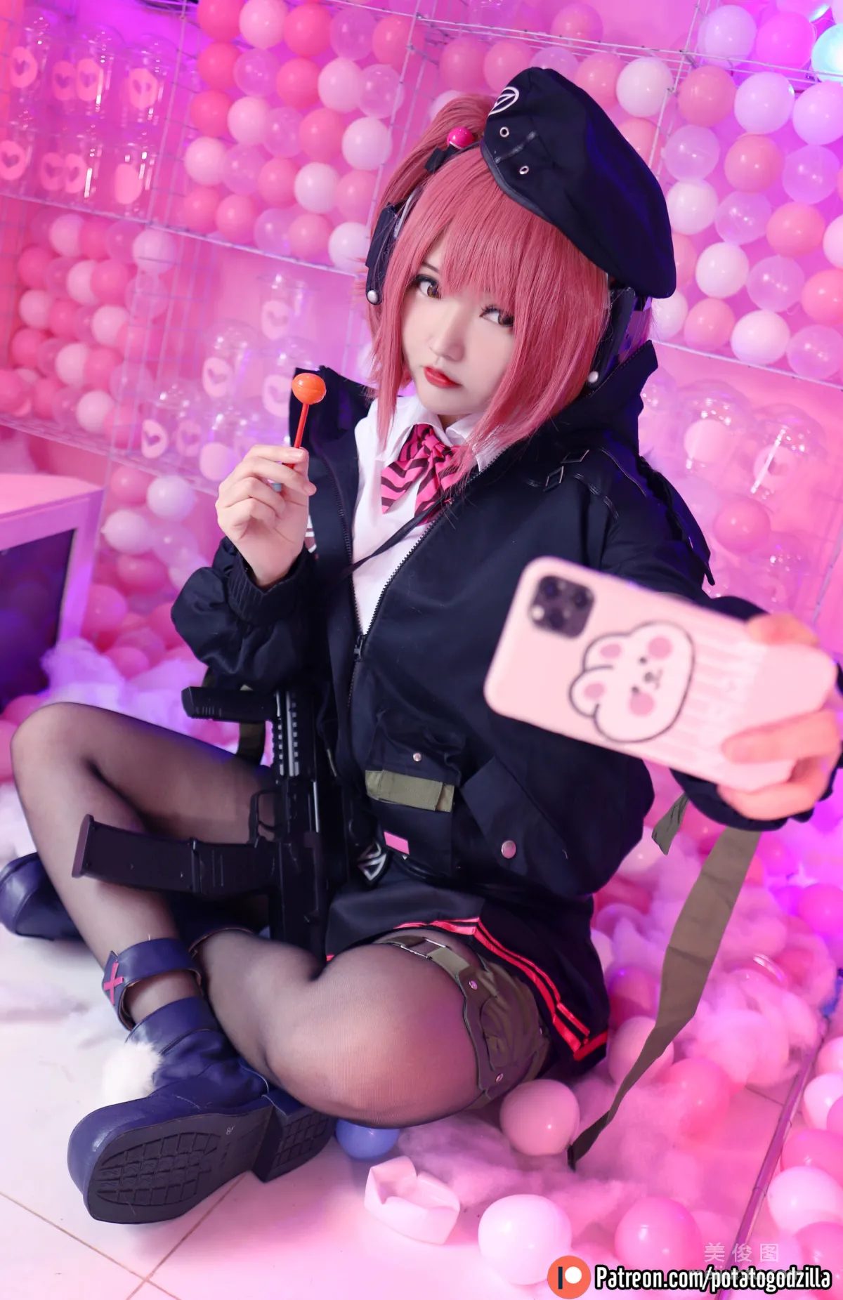 Coser小姐姐Potato Godzilla - MP7 (Girls Frontline) 写真套图1
