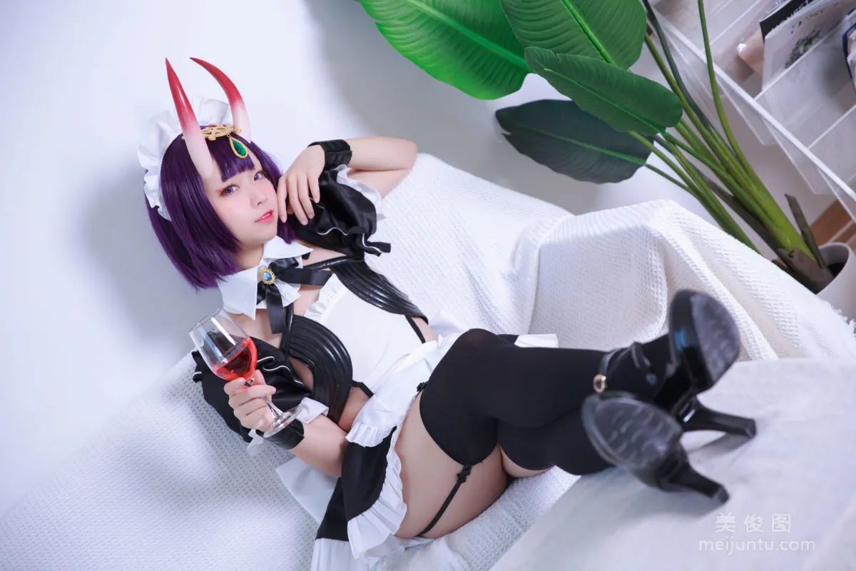 [網紅COSER寫真] 動漫博主G44不會受傷 - 酒吞女仆 6