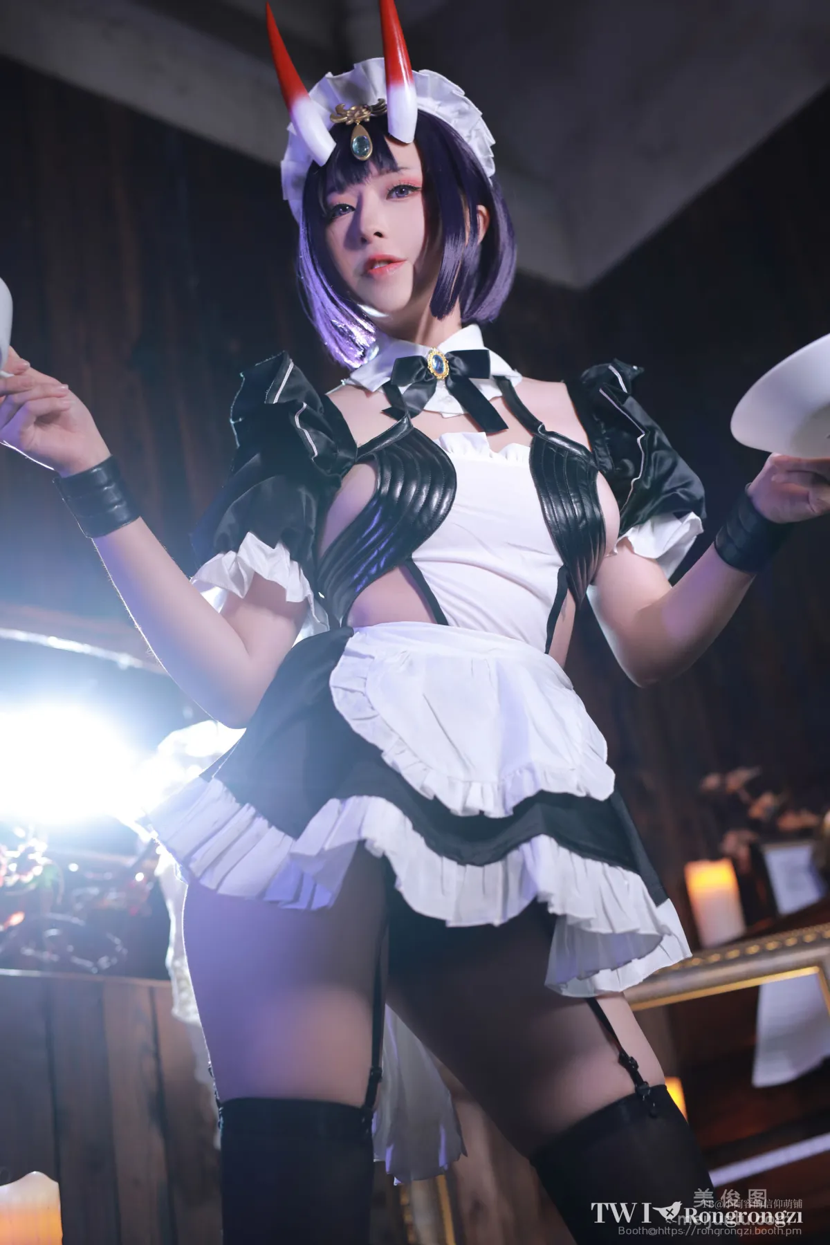 [网红COSER写真] 小容仔咕咕咕 - 酒吞童子女仆28