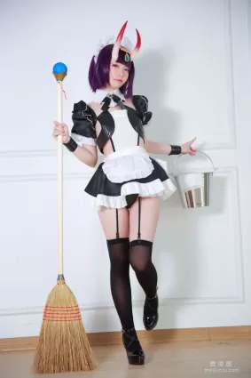 [網紅COSER寫真] 動漫博主G44不會受傷 - 酒吞女仆
