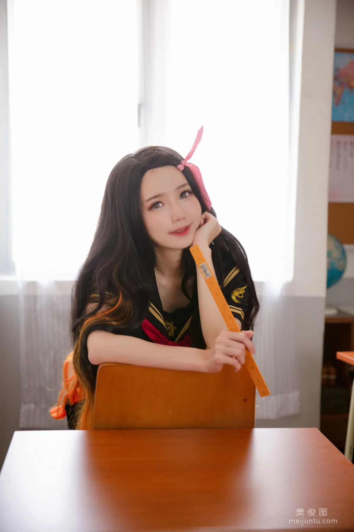 [網紅COSER寫真] Sally Dorasnow - Nezuko School 14