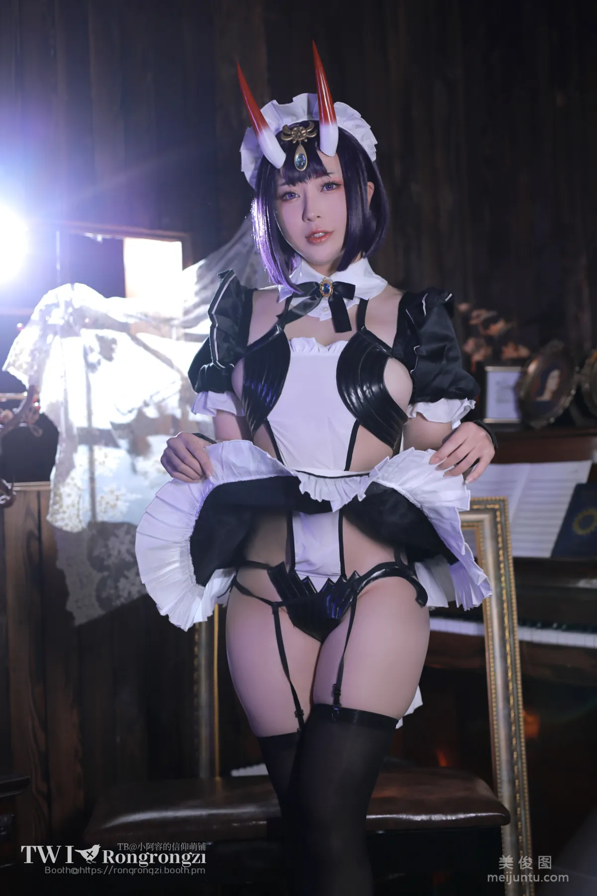 [网红COSER写真] 小容仔咕咕咕 - 酒吞童子女仆25