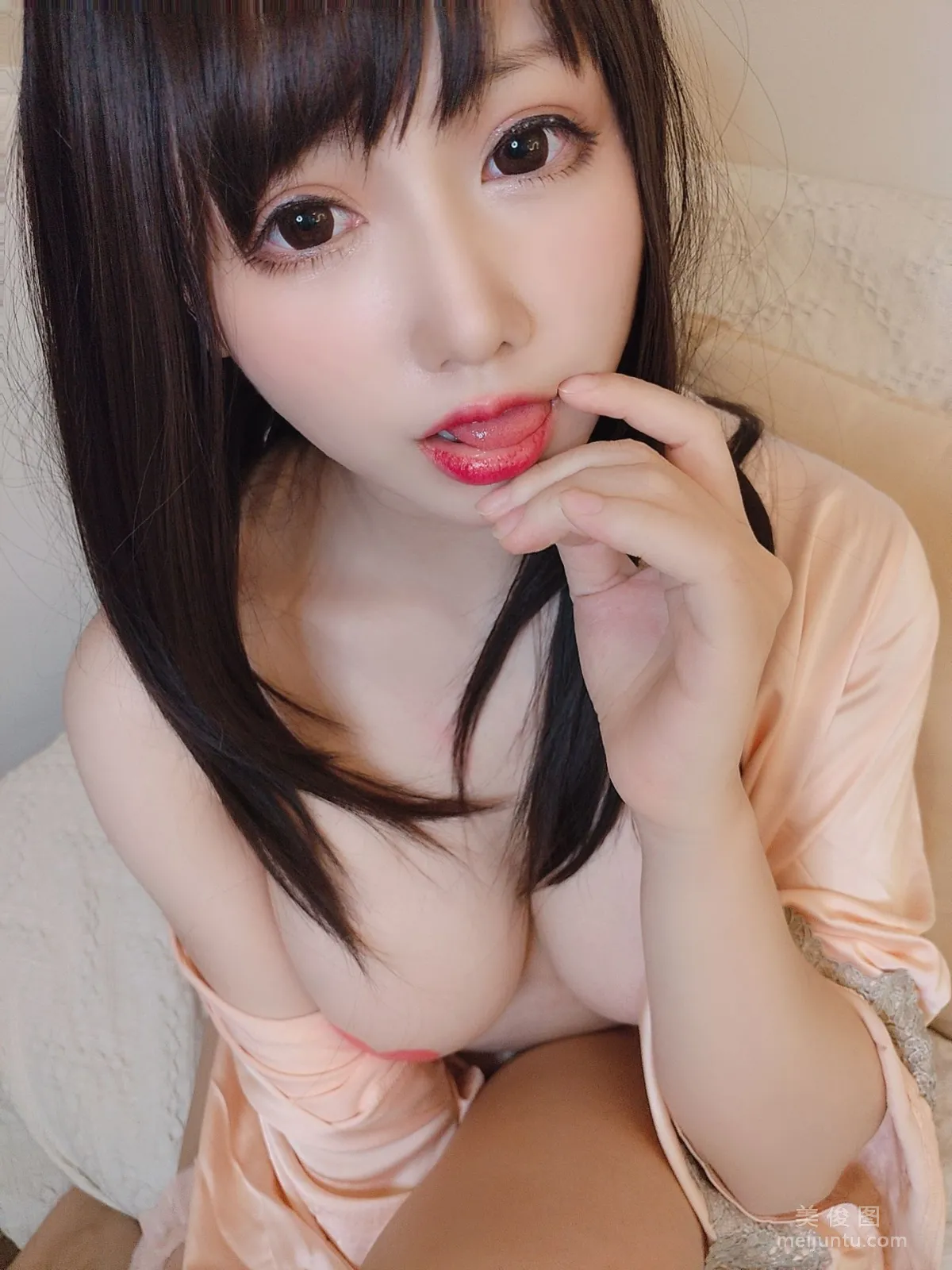 [網紅COSER寫真] 萌妹子Nyako喵子 - 妄想彼女との同棲生活 之 2組居家睡衣系列 44