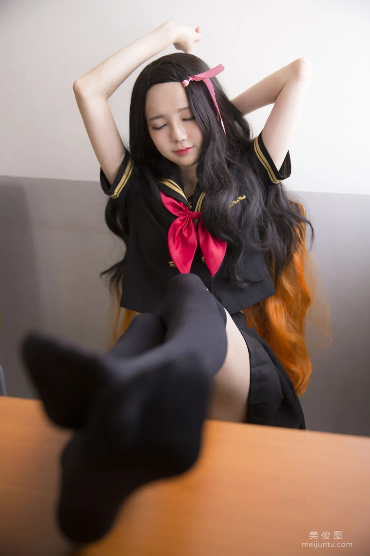 [網紅COSER寫真] Sally Dorasnow - Nezuko School 12