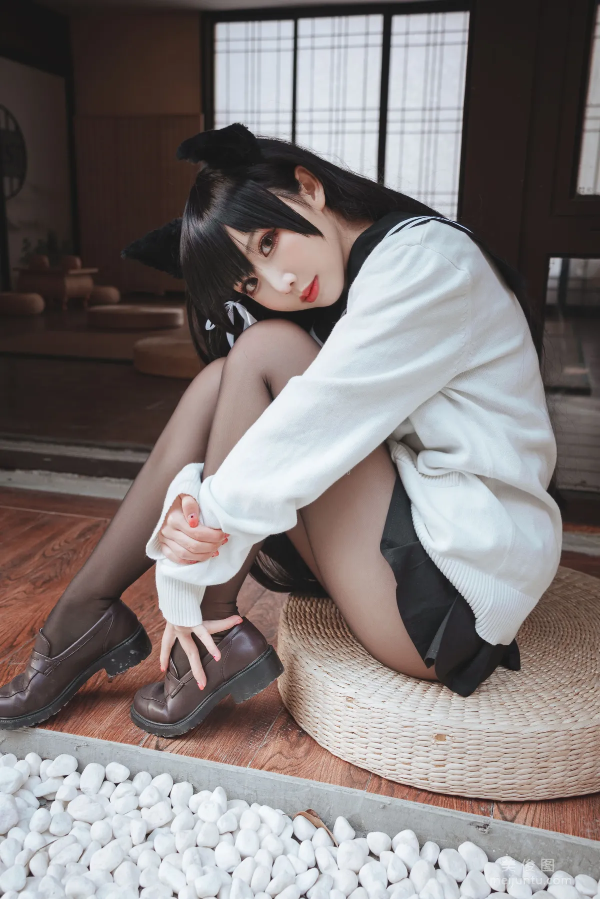 [網紅COSER寫真] 可愛人氣Coser面餅仙兒 - 愛宕JK2 14