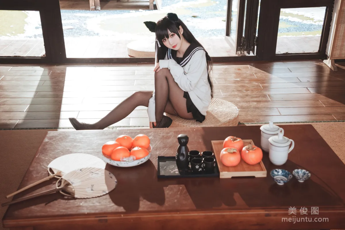 [網紅COSER寫真] 可愛人氣Coser面餅仙兒 - 愛宕JK2 2