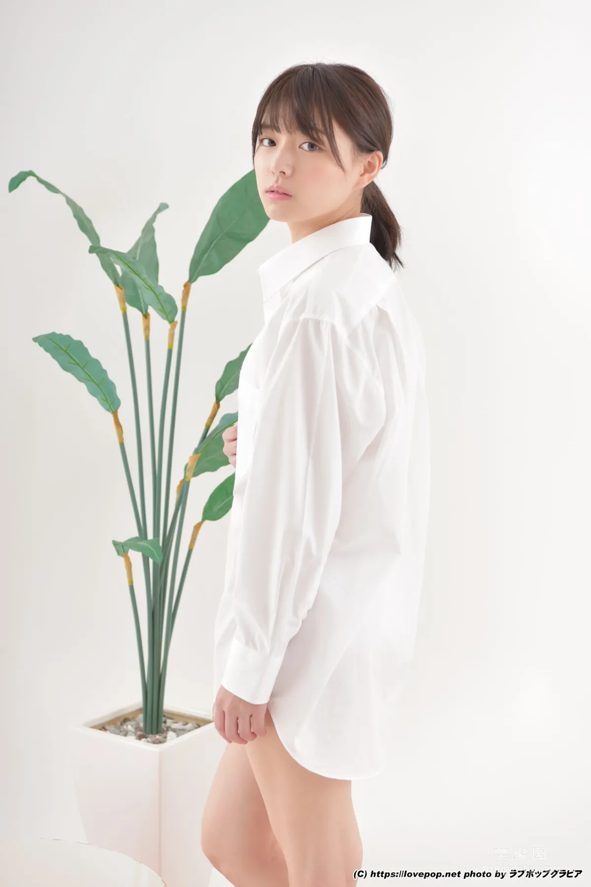 [LOVEPOP] 葉月つばさ - 濡れた髪でワイシャツを羽織り…☆彼シャツ Photo - PPV 12