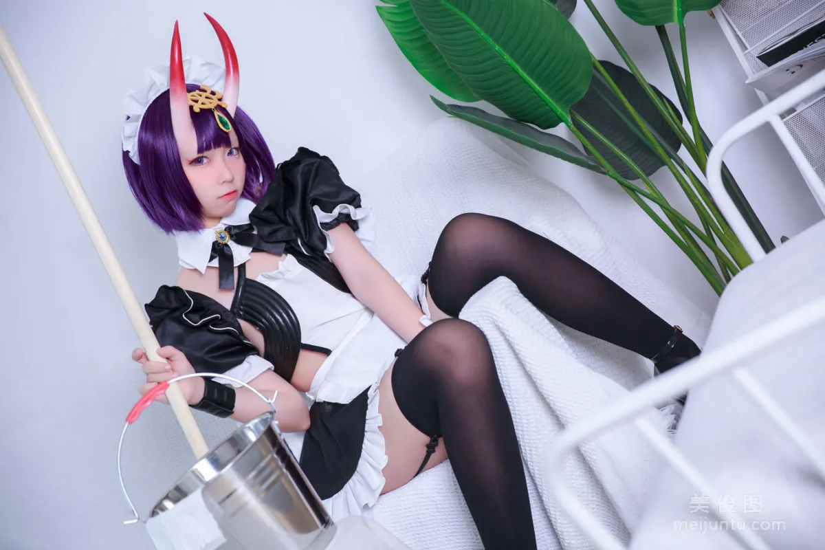 [網紅COSER寫真] 動漫博主G44不會受傷 - 酒吞女仆 3