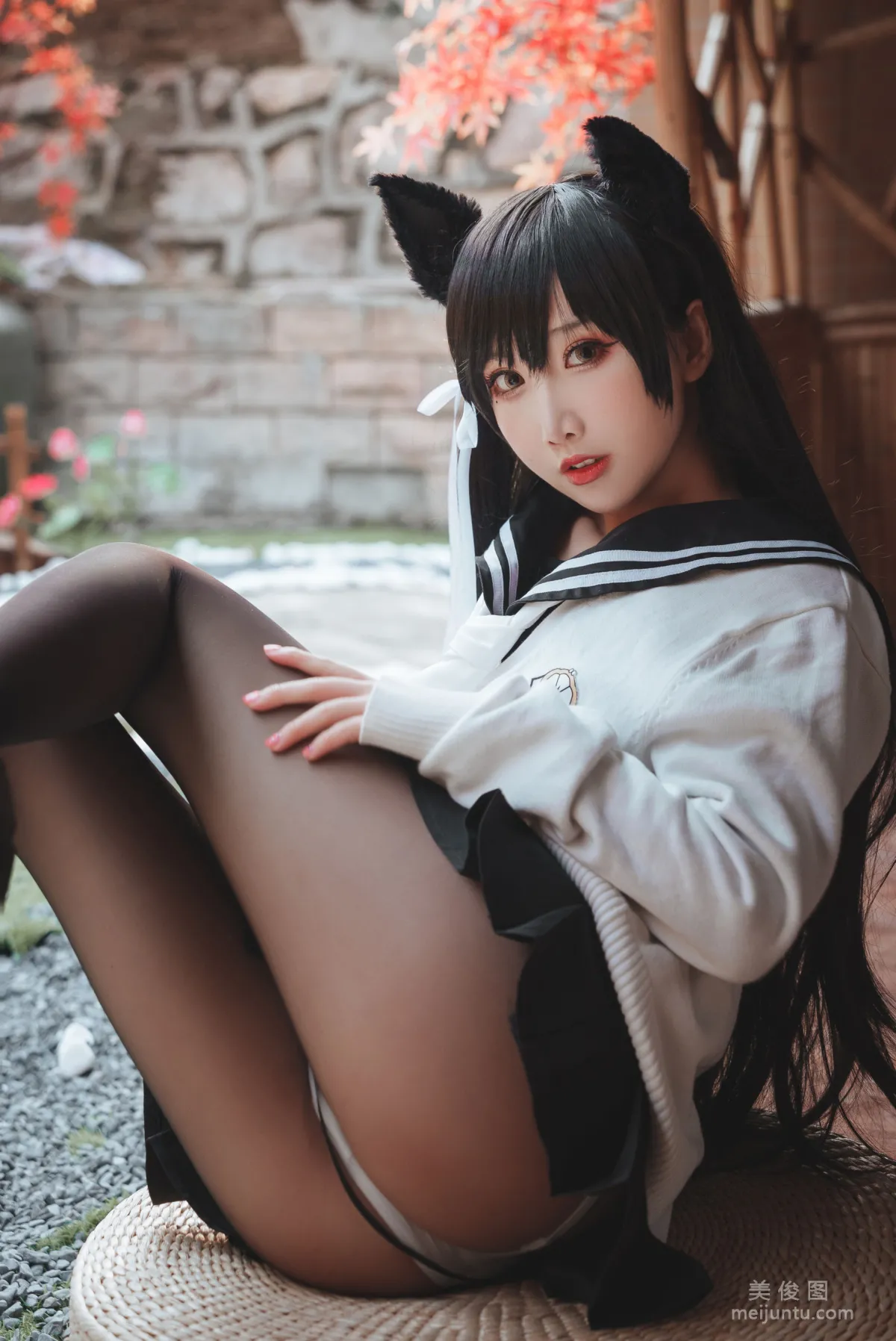 [網紅COSER寫真] 可愛人氣Coser面餅仙兒 - 愛宕JK2 11