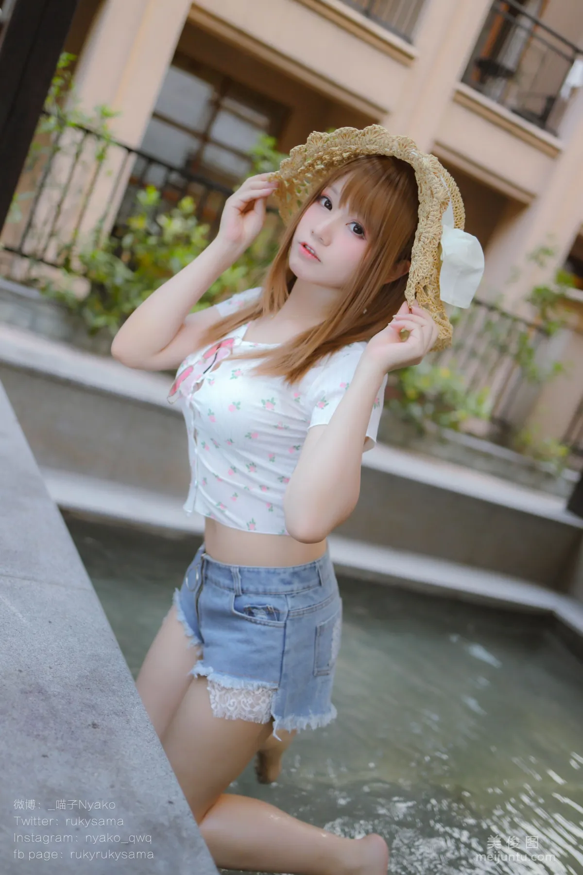 [網紅COSER寫真] 萌妹子Nyako喵子 - 溫泉旅行 套圖 3