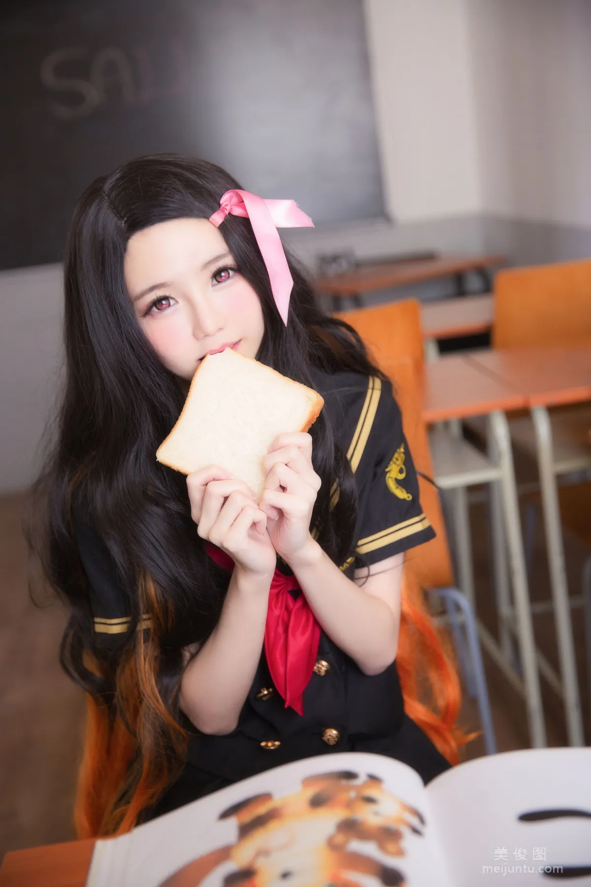 [網紅COSER寫真] Sally Dorasnow - Nezuko School 5